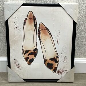 NWT Leopard Heels Frame